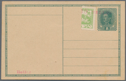 Tschechoslowakei - Ganzsachen: 1919 Unused Austrian Postal Stationery Postcard (P 235a) With Prefran - Cartoline Postali