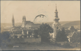 Tschechoslowakei - Besonderheiten: 1919, 2 Fieldpost Picture-postcards From PRAG And NYTRA With Vari - Autres & Non Classés