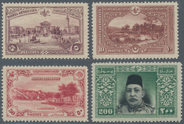 Türkei: 1914, Postage Stamps To 5, 10, 50 And 200 Piaster, Mint NH (M€925,-). - Autres & Non Classés