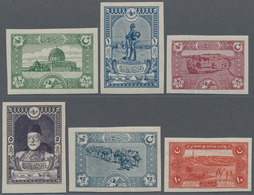 Türkei: 1918, Occupation Of Egypt, Prepared But Not Issued Without Surcharge, 10pa.-25pi., Complete - Altri & Non Classificati