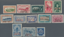 Türkei: 1919, Armistice Overprints, Complete Set Of 13 Values, Fresh Colours And Well Perforated, Mi - Sonstige & Ohne Zuordnung