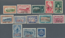 Türkei: 1919, Armistice Overprints, Complete Set Of 13 Values, Fresh Colours And Well Perforated, Mi - Other & Unclassified