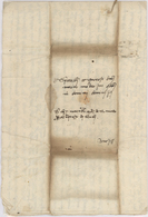 Zypern - Vorläufer: 1485, Folded Envelope From Aleppo To Venezia Viy Cypro Ms. "spectabili Et Genero - Autres & Non Classés