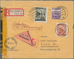 Österreich: 1946, 1 S Violett 'Posthorn', Senkrecht Stark Verzähnt (Landesname Oben Statt Unten), Zu - Gebruikt