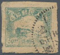 China - Volksrepublik - Provinzen: Northwest Region, South Shaanxi, 1949, Locomotive Issue, $50, Use - Otros & Sin Clasificación