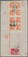 China - Volksrepublik - Provinzen: People's Republic Of China, 1950, Machine-overprinted And Surchar - Otros & Sin Clasificación
