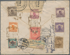 China: 1926, Letter From WUTING, Bearing Red "REGISTERED" With Chinese Characters And Label "R - No. - 1912-1949 République