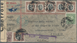 China: 1940, NY Print SYS $1 (6) Etc. Total $6.15 Tied "CHUNGKING 30.6.17" (June 17, 1941) To Bi-oce - 1912-1949 République