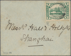 China - Lokalausgaben / Local Post: Foochow, 1895, 1 C. Green Canc. "POSTAL SERVICE FOOCHOW AU 10 95 - Otros & Sin Clasificación