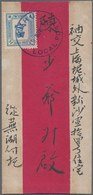 China - Lokalausgaben / Local Post: Wuhu, 1894, 6 C. Prussian Blue Tied Blue ""WUHU 19 NOV 94" To Re - Andere & Zonder Classificatie