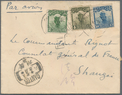 China - Flugpost: 1929, Arrachart/Rignot Pioneer Flight: FFC Canton-Shanghai French Aviators Arracha - Other & Unclassified