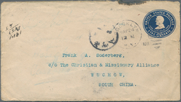 China - Incoming Mail: 1911, USA, Envelope Lincoln 5 C. "Brooklyn May 24 1911" To Wuchow, On Reverse - Other & Unclassified