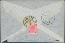 China - Fremde Postanstalten / Foreign Offices: Austria, 1905, 10 K. Rose Tied "K.u.K. GESANDSCHAFTS - Autres & Non Classés