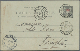 China - Fremde Postanstalten / Foreign Offices: France, 1904, Card 10 C. Canc. "HANKEOU 30 SEPT 04" - Sonstige & Ohne Zuordnung
