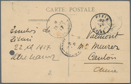 China - Fremde Postanstalten / Foreign Offices: France, 1912/22, Type Mouchon Surcharged: 6 C./15 C. - Other & Unclassified