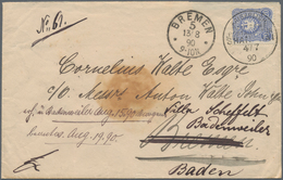 China - Fremde Postanstalten / Foreign Offices: Germany, 1890, "Pfennig" 20 Pf. Tied Large "KDPA SHA - Autres & Non Classés