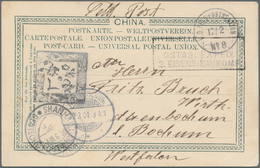 China - Fremde Postanstalten / Foreign Offices: Germany, 1900, Field Posts, Boxer Upheava: 1901 Ppc - Other & Unclassified