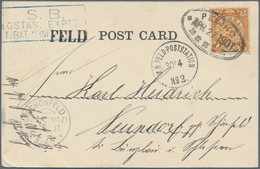 China - Fremde Postanstalten / Foreign Offices: Germany, 1901, Field Post Offices: Ppc (Peking) W. " - Andere & Zonder Classificatie
