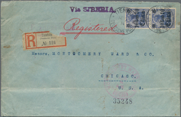 China - Fremde Postanstalten / Foreign Offices: Germany, 1914, 10 C./20 Pf. Vertical Pair Tied "TIEN - Other & Unclassified