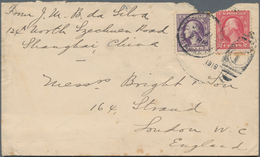 China - Fremde Postanstalten / Foreign Offices: 1901-19, US POST IN CHINA : Cover Bearing G. Washing - Other & Unclassified