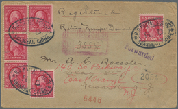 China - Fremde Postanstalten / Foreign Offices: USA, 1914, 2 C. (6 Inc. Unit-4) Tied Oval "U.S. POST - Other & Unclassified