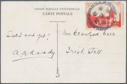 China - Besonderheiten: 1907 Exhibition: Exhibition Stamp 10 (-) Red, Tied Violet Bilingual "Interna - Andere & Zonder Classificatie