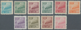 China - Volksrepublik: 1950/51, Gate Of Heavenly Peace Definitives, Fourth Issue (R4), Complete Set - Brieven En Documenten