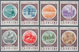 China - Volksrepublik: 1959, Six Issues Unused No Gum As Issued Resp. MNH: Harvest Block Of Four (C6 - Covers & Documents