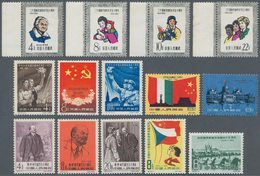 China - Volksrepublik: 1960, 5 Sets Of The C Series, Including C75, C76, C77, C78, And C79, MNH, Par - Covers & Documents