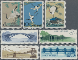 China - Volksrepublik: 1961/65, 5 Sets, Including S48, S50, S60, S63, And S70, All MNH, Partly With - Cartas & Documentos