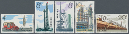 China - Volksrepublik: 1964, Petroleum Industry (S67), Complete Set Of 5, MNH, Gum Partially Toned ( - Covers & Documents