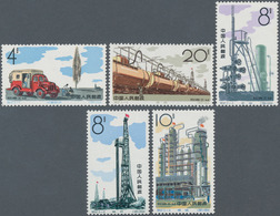 China - Volksrepublik: 1964, Oil Industry (S67) MNH, Some Imperfections. Michel Cat.value 700,- €. - Covers & Documents
