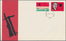China - Volksrepublik: 1964/65, 4 FDC Sets, Bearing The Full Sets Of C108, C110, C111, And S69, Tied - Cartas & Documentos
