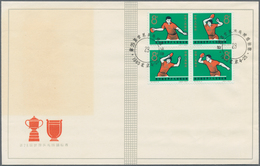 China - Volksrepublik: 1965/66, 6 FDC Sets, Bearing The Complete Sets Of C112, C113, C114, C117, C11 - Lettres & Documents
