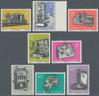 China - Volksrepublik: 1966, New Industrial Machines (S62), Complete Set Of 8, MNH, Michel 928 With - Lettres & Documents