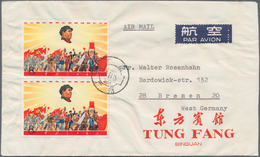China - Volksrepublik: 1967/68, Airmail Cover Of The Cultural Revolution Period Addressed To Bremen, - Briefe U. Dokumente