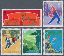 China - Volksrepublik: 1972, Five Issues MNH Resp. Unused No Gum As Issued: Yenan Talks (N33-N38), P - Covers & Documents