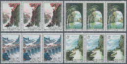 China - Volksrepublik: 1972, Construction Of Red Flag Canal (N49/N52), 3 Complete Sets Of 3, As Stri - Covers & Documents