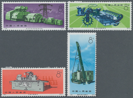 China - Volksrepublik: 1974, Industrial Production (N78-N81), Complete Set Of 4, MNH (Michel €600). - Covers & Documents