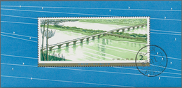 China - Volksrepublik: 1978, Bridges S/s (T31M), 2 Copies, CTO Used (Michel €440). - Lettres & Documents