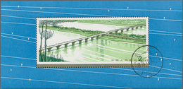 China - Volksrepublik: 1978, Bridges S/s (T31M), 2 Copies, CTO Used (Michel €440). - Lettres & Documents