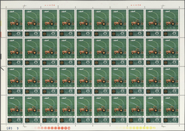 China - Volksrepublik: 1979, Full Sheets Of Commemorative "J" Sets, Including 40 Sets Of J48, 30th A - Lettres & Documents