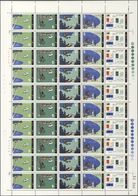 China - Volksrepublik: 1980, Scenes From Gu Dong (T51), 30 Complete Stripes Of 5 On 3 Full Sheets, A - Covers & Documents