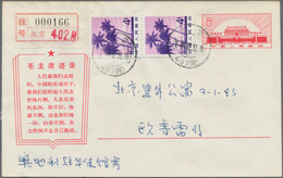 China - Volksrepublik - Ganzsachen: 1967, Cultural Revolution Envelope 8 F. (15-1967) Uprated 4 F. P - Cartoline Postali