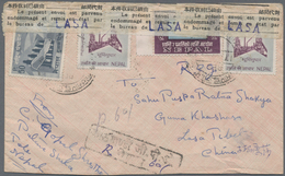 China - Volksrepublik - Besonderheiten: Incoming Mail To Tibet, 1966, Registered Cover From Nepal To - Sonstige & Ohne Zuordnung