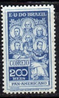 APR2782 - BRASILE 1909 ,   Yvert N. 144  *  Linguella Pesante (2380A) - Nuevos