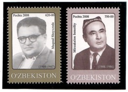 Uzbekistan 2008. M.Shayxzoda, M.Ismoiliy. 2v: 620, 750  Michel 798-99 - Usbekistan