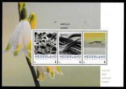 NETHERLANDS 2016 Personalised Stamps / Nature Art: Miniature Sheet CANCELLED & 3 Postcards UNUSED - Francobolli Personalizzati