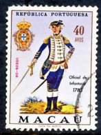 !										■■■■■ds■■ Macao 1967 AF#410ø Military Uniforms 40 Avos (x12696) - Oblitérés