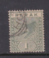 Malaysia-Perak SG 61 1892 Tiger 1c Green,used - Perak